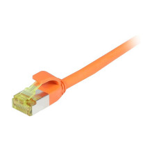„Synergy21“ jungiamasis kabelis RJ45, CAT6A 500Mhz, 5m, oranžinis, S-STP(S / FTP), plonas apvalus d 4,5 mm, TPE / LSZH(S