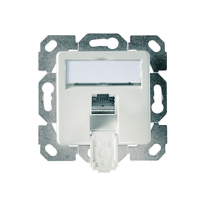 „Telegärtner“ jungiamoji dėžutė ISO / IEC Cat.6A AMJ45 8 KUp / 50 alpine white