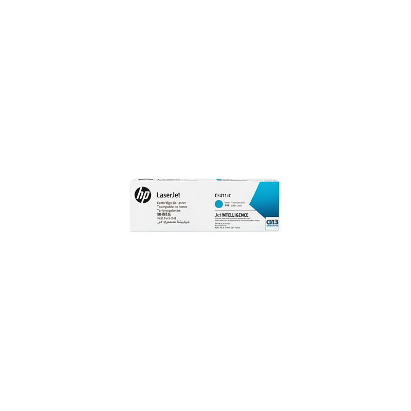 HP (CF411JC) originalus žydro spalvos lazerinis tonerio blokas (CF411JC)
