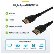 StarTech.com RHDMM2MP HDMI cable