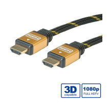 ROLINE GOLD HDMI High Speed Cable + Ethernet, M / M 7.5 m HDMI cable