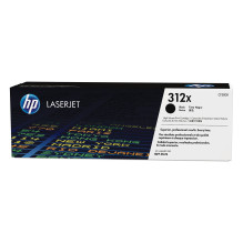 HP 312X didelės talpos juoda originali LaserJet tonerio kasetė
