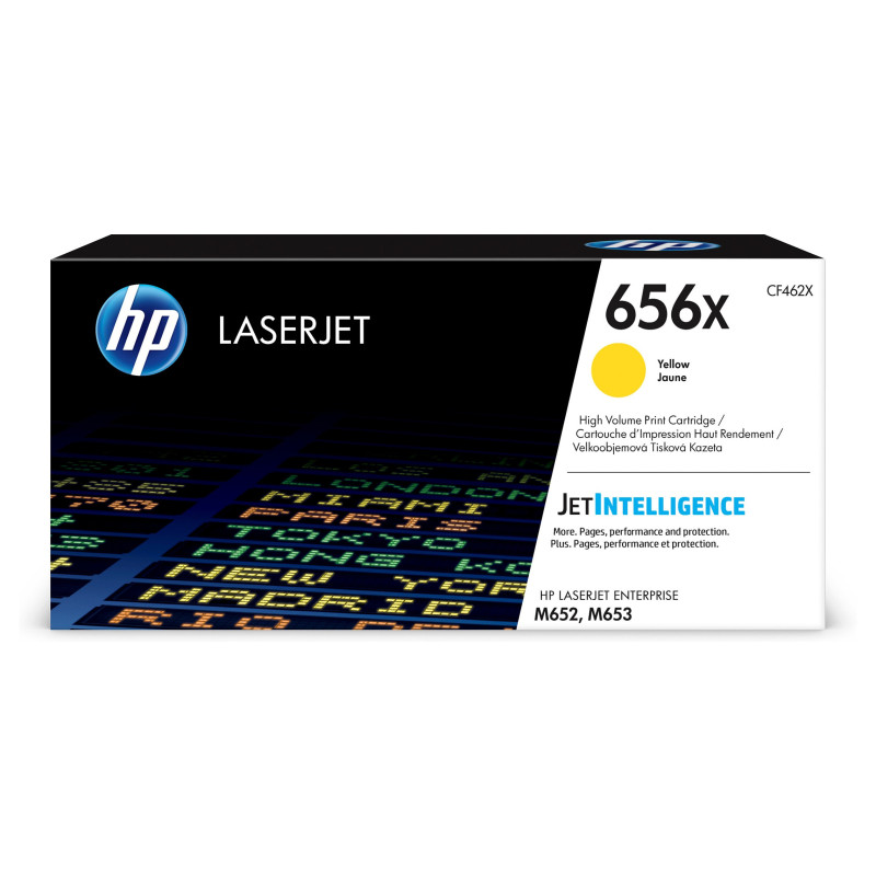 HP LaserJet 656X - Originalus tonerio blokas - Geltonas - 22 000 puslapių
