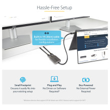 „StarTech.com“ MST14CD122HD USB grafikos adapteris