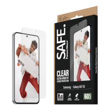 PanzerGlass SAFE. by ® Screen Protector Samsung Galaxy A57 5G , Ultra-Wide Fit w. EasyAligner