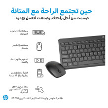 HP 230 Wireless Mouse and Combo keyboard