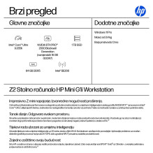 HP Z2 Mini G1i CU9 285K / 64GB / 1TBSSD / RTX PRO 2000 / W11 1J Pro DETK____ HP Z2 Mini G1i CU9 285K / 64GB / 1TBSSD / RTX PRO 2000 / W11 1J Pro DETK____