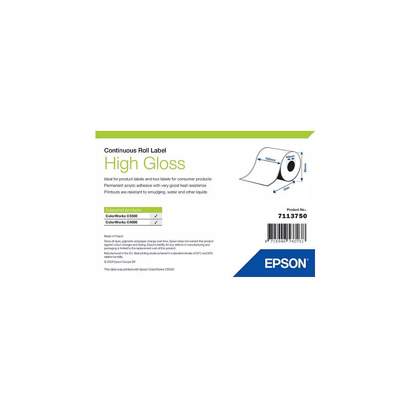 Epson Blizgi etiketė