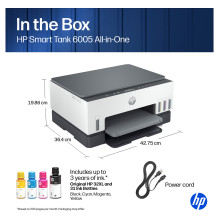 HP Smart Tank 6005 Multifunction Printer 3in1 Inkjet Color A4 12s / m HP Smart Tank 6005 Multifunction Printer 3in1 Inkjet Color A4 12s / m