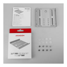 Axagon RHD-125B Mounting frame for 1x 2.5" in 3.5" slot - grey Axagon RHD-125B Mounting frame for 1x 2.5" in 3.5" slot - grey