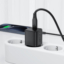 Įkroviklis Acefast A117 20W GaN USB-C + USB-C to Lightning 1.2m cable juodas Įkroviklis Acefast A117 20W GaN USB-C + USB-C to Lightning 1.2m cable juodas