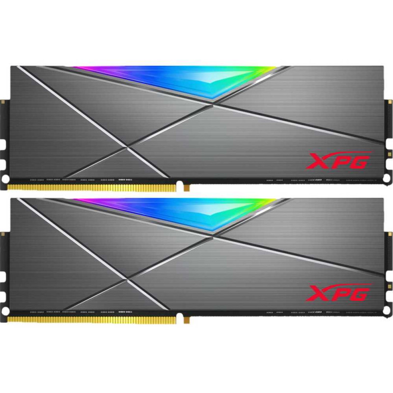 Adata XPG Spectrix D50 RGB pilka 2x8GB DDR4 3200MHZ DIMM AX4U32008G16A-DT50