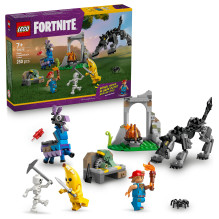 LEGO „Fortnite“ Peely ir Sparkplug Camp LEGO „Fortnite“ Peely ir Sparkplug Camp