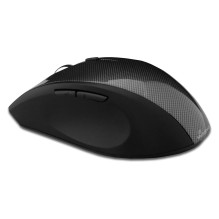 MEDIARANGE MROS207 - Maus - optisch - 5 Tasten - Kabellos - 2,4 GHz - Kabelloser Empfänger (USB)