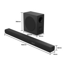 „Hisense“ HS3100 (juodas, „Bluetooth 5.3“, HDMI (ARC), USB) „Hisense“ HS3100 (juodas, „Bluetooth 5.3“, HDMI (ARC), USB)