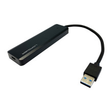 LC-Power LC-HUB-U3-4-V2 4xUSBA 1XUSB-C Juoda mažmeninė prekyba