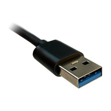 LC-Power LC-HUB-U3-4-V2 4xUSBA 1XUSB-C Juoda mažmeninė prekyba
