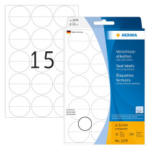 HERMA Closure label....