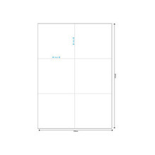 MediaRange Etiketten 105x99mm 300 St. stark haftend weiß
