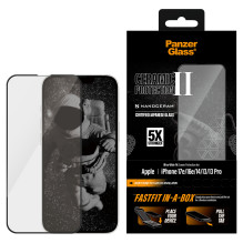 PanzerGlass ® Ceramic Screen Protector iPhone 17e , 16e , 14 , 13 , 13 Pro , Ultra-Wide Fit w. Fastfit in-a-box