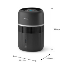 Philips 4000 series HU4210 / 03 humidifier Ultrasonic 3.5 L Dark Grey 3 W