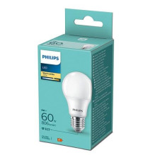 Lemputė Philips LED, A60, E27, 8W, 806lm, 2700K Lemputė Philips LED, A60, E27, 8W, 806lm, 2700K