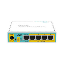 Mikrotik hEX PoE lite wired router Mikrotik hEX PoE lite wired router