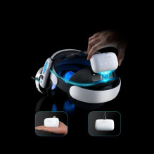 BoboVR BoboVR B100 Išorinė baterija, skirta Meta Quest S3 Pro ir E3 Pro Balta