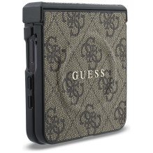 Guess Guess 4G Classic MagSafe Case for Samsung Galaxy Z Flip 8 - Brown