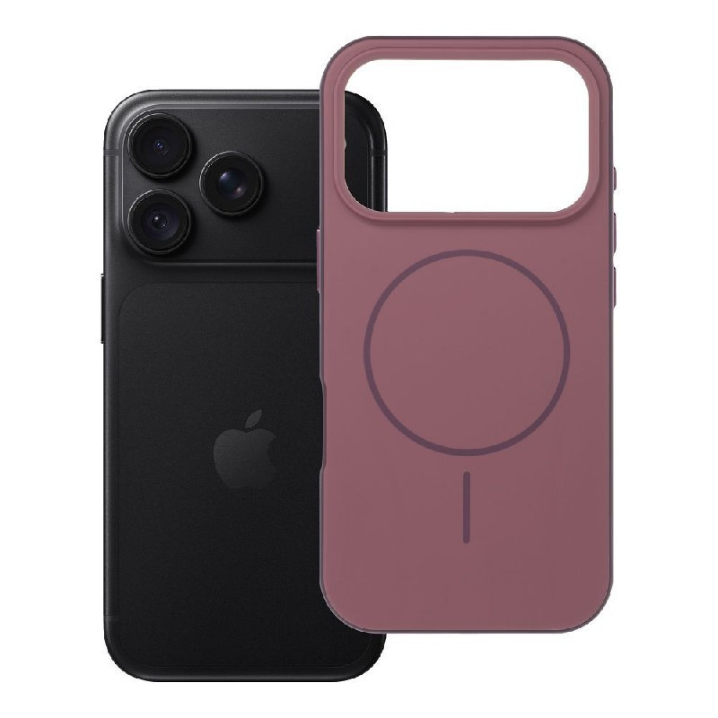 Case Forcell F-Protect Chromatic Premium (MagSafe) for iPhone 17 Pro / 18 Pro dark cherry