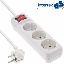 InLine Socket strip 3-way...