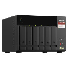 Tinklo Prieigos Saugykla - QNAP TS-673A NAS Tower Ryzen V1500B 8GB DDR4 0TB Black