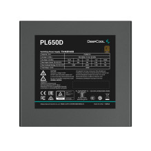 DeepCool PL650D maitinimo blokas 650 W 20+4 kontaktų ATX ATX Juodas DeepCool PL650D maitinimo blokas 650 W 20+4 kontaktų ATX ATX Juodas
