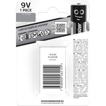 Baterija - Energizer Everyday 9V CP1 Baterija - Energizer Everyday 9V CP1