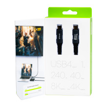 USB Laidas - D-Fruit DF142 USB4 240 W 1 m USB Laidas - D-Fruit DF142 USB4 240 W 1 m
