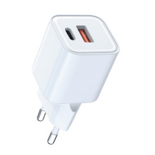 Sieninis Įkroviklis - D-Fruit DF186 20 W Nano USB / USB-C Įkroviklis Sieninis Įkroviklis - D-Fruit DF186 20 W Nano USB / USB-C Įkroviklis