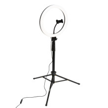 Žiedinė lempa - D-Fruit 12" Žiedinės Lempos Rinkinys, 162 LED, 3 Režimai, 10 Lygių Ryškumo Reguliavimas Žiedinė lempa - D-Fruit 12" Žiedinės Lempos Rinkinys, 162 LED, 3 Režimai, 10 Lygių Ryškumo Reguliavimas