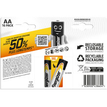 Baterijos - Energizer Šarminės AA / LR6 CHP16, 16 Vnt.