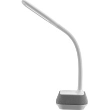 LED Stalinė Lempa - Platinet PDLM6U 18 W Su Bluetooth Garsiakalbiu Ir USB Įkrovikliu, 5 500 K, 260 lm, 36 SMD4014 LED