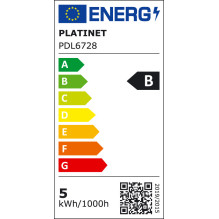LED Stalinė Lempa - Platinet PDL6728 5 W, Balta LED Stalinė Lempa - Platinet PDL6728 5 W, Balta