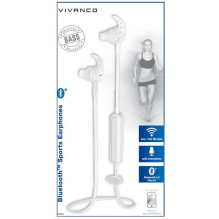 Belaidės ausinės - Vivanco Sport Air 4 Belaidės ausinės, Baltos‑ eji Belaidės ausinės - Vivanco Sport Air 4 Belaidės ausinės, Baltos‑ eji