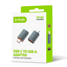 USB Adapter - D-Fruit DF140 USB-C Į USB-A Adapteris USB Adapter - D-Fruit DF140 USB-C Į USB-A Adapteris