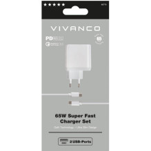USB Įkroviklis - Vivanco 62773 65 W 1 m