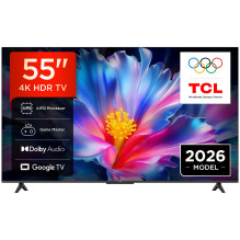 TV Set, TCL, 55 ", 4K Ultra HD, 3840 x 2160 pixels, Flat, 16:9, QLED, 55P6L