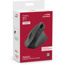 Belaidė Pelė - SpeedLink Piavo Vertikali Belaidė SL-630019-RRBK 800 / 1 200 / 1 600 DPI Juoda