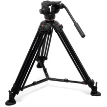 Vaizdo įrangos Trikojis - Manfrotto MVK502XTWINMA 502X Ir Pro Dviejų Trikojų Rinkinys 8 kg 100 mm Dubuo 75 mm Adapteris