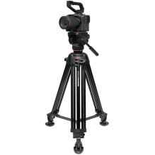 Vaizdo įrangos Trikojis - Manfrotto MVK502XTWINMA 502X Ir Pro Dviejų Trikojų Rinkinys 8 kg 100 mm Dubuo 75 mm Adapteris