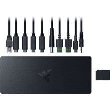 "Thunderbolt" Stotelė - Razer "Thunderbolt 5" Stotelė Chroma, 11 Prievadų, 140 W, Juoda