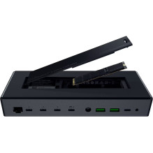 "Thunderbolt" Stotelė - Razer "Thunderbolt 5" Stotelė Chroma, 11 Prievadų, 140 W, Juoda