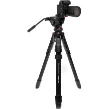 Vaizdo įrašų Trikojis - Manfrotto MKONEVA-500X ONE Aliuminis Vaizdo Įrašų Trikojo Rinkinys Su 500X Skysčio Galvute